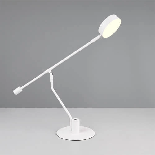 Lampe de bureau LED Manduro blanc Trio 4017807616002
