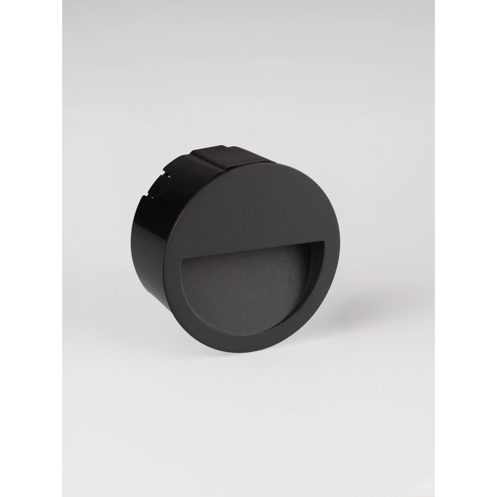 Lampe murale ronde encastrée Sete Noir Lyora 5212017497987
