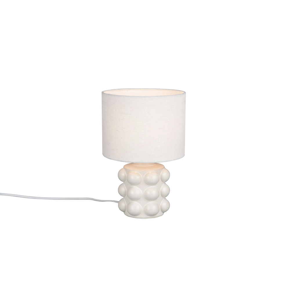 Lampe de table Kate blanc Ø 20cm Trio 4017807662535