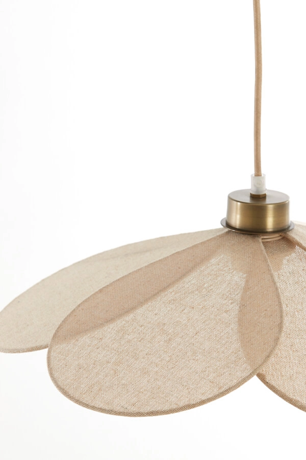 Suspension Fyano crème fleur Ø 46cm Light & Living 8717807706685