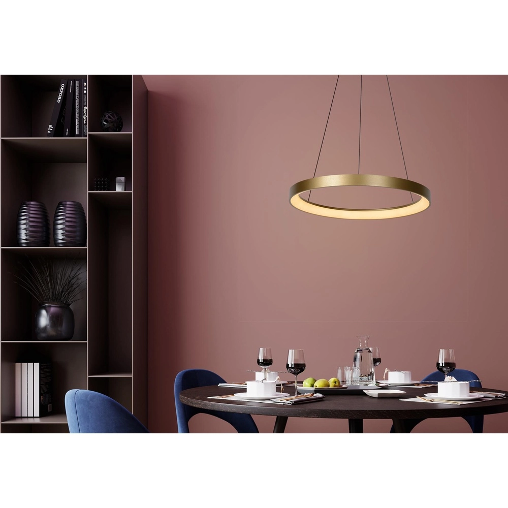 Lampe suspendue Vidal Ø 58 cm d’or Lucide 5411212460844