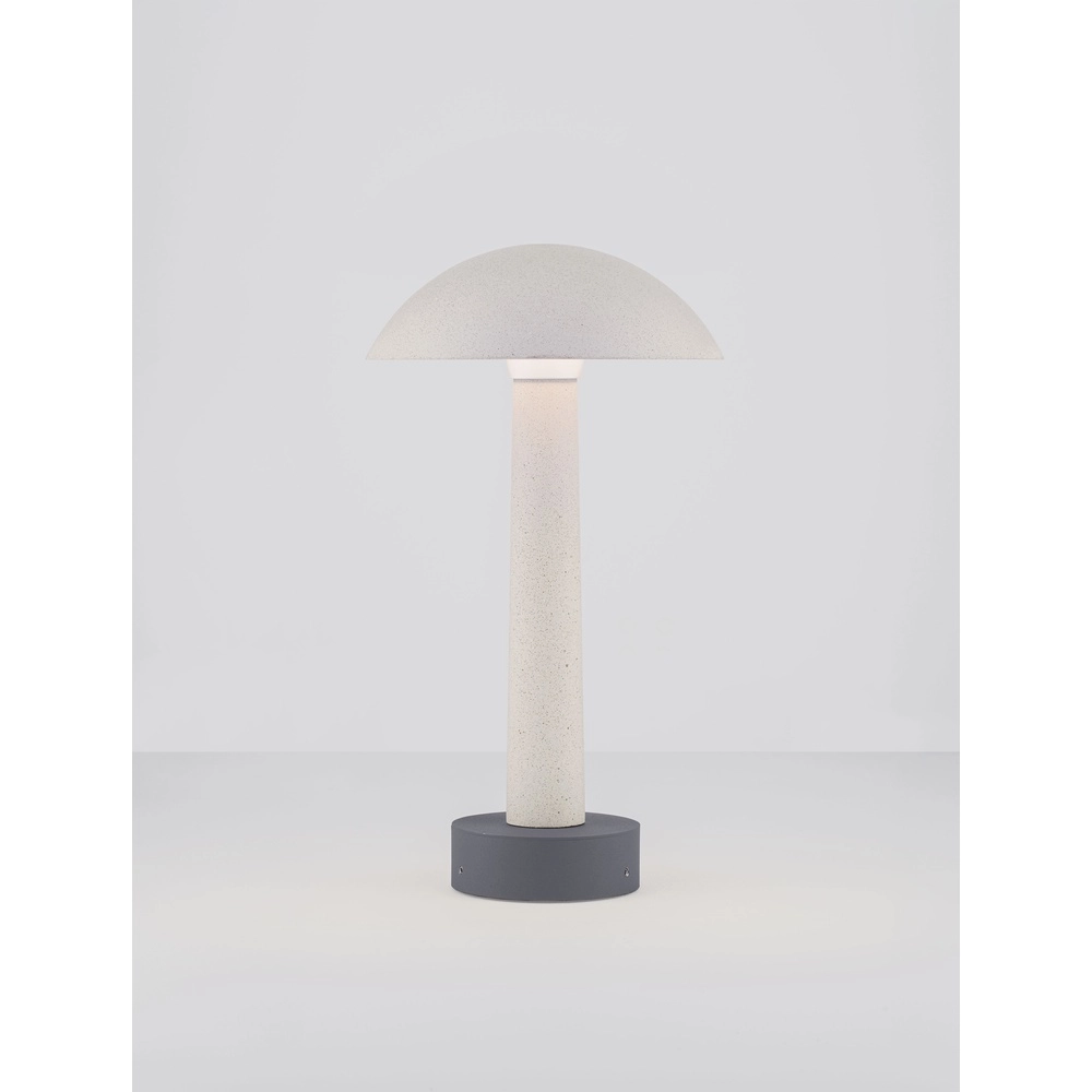 Lampe de jardin ronde Tura blanc 35cm Lyora 5212017471536
