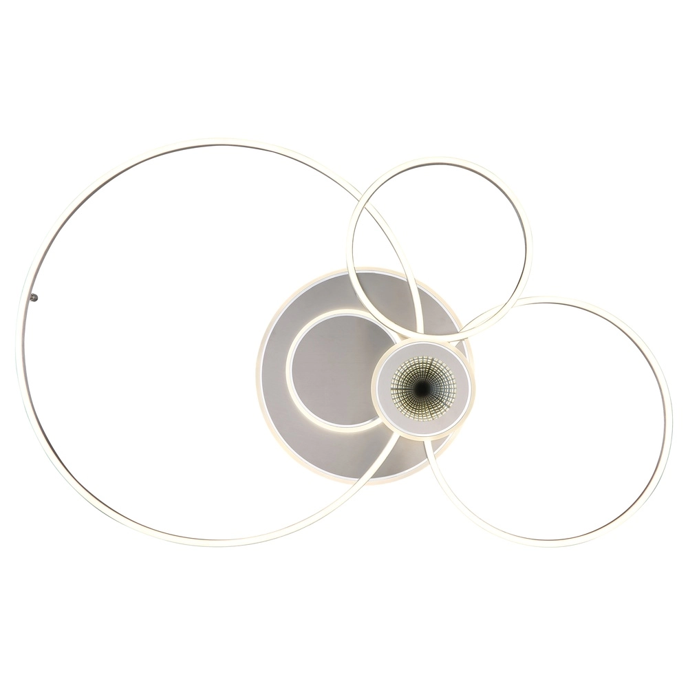 Lampe de plafond gris argenté Beltran Conception Globo 9007371583690