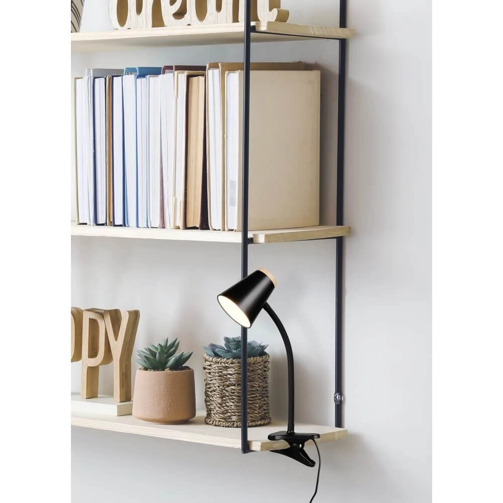 Lampe de serrage Pongo noir Trio 4017807642797