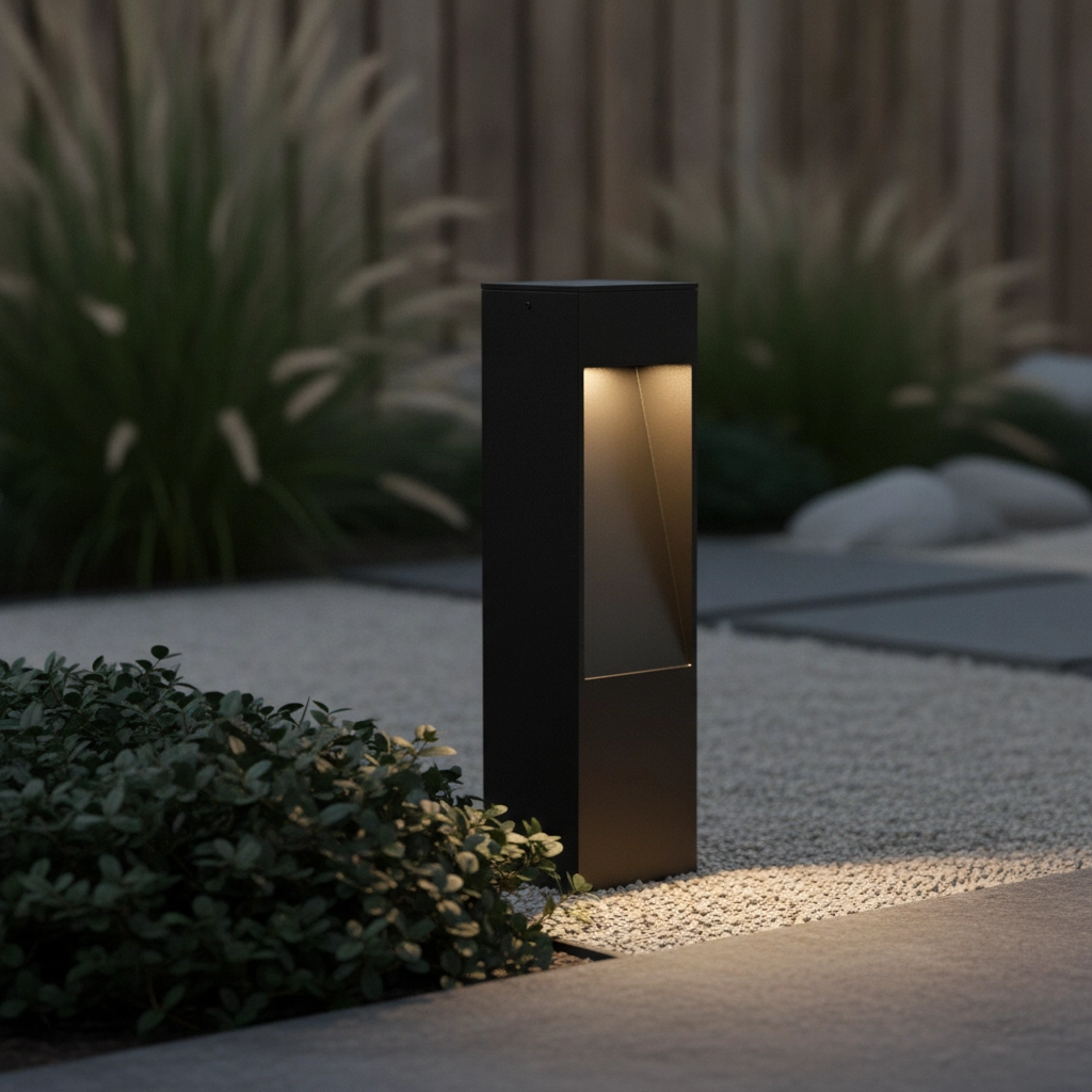 Lampe de jardin Maddi noir 30cm