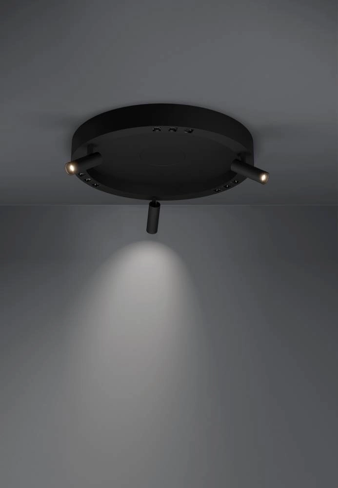 Plafonnier LED noir Bruscoli Ø 60 cm Stars of Light 9008606221165