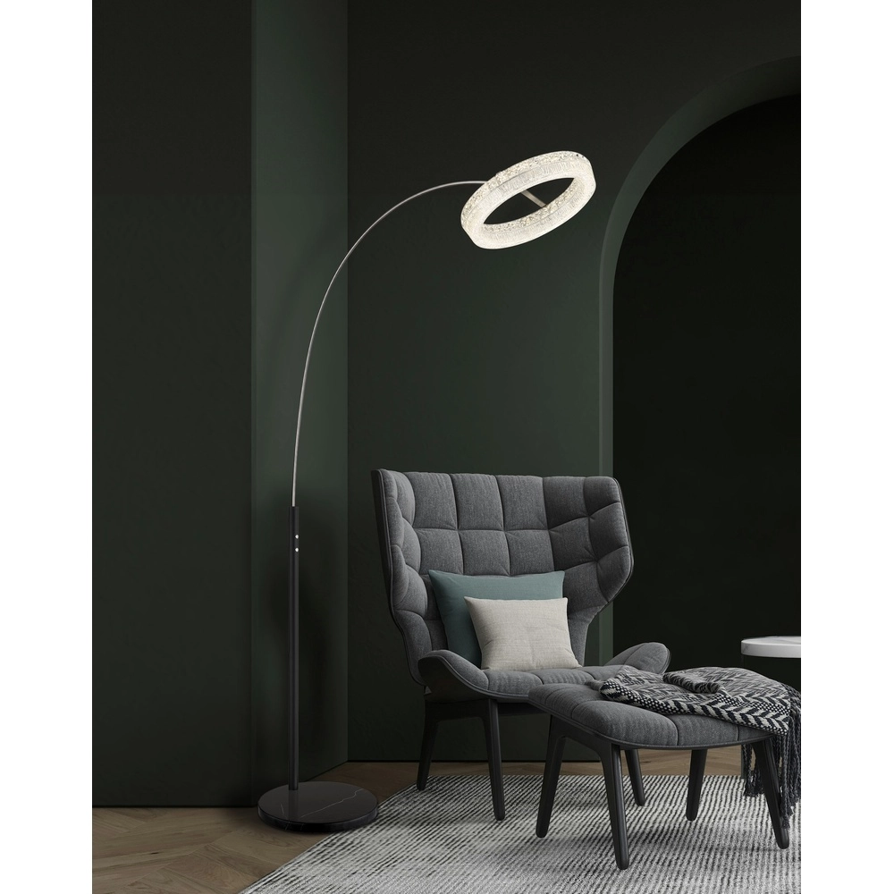 Lampe à arc Laurel Noir Globo 9007371567058
