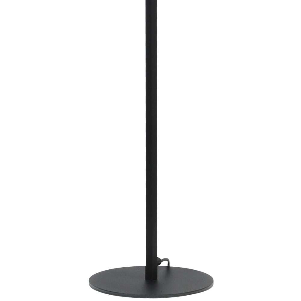 Lampadaire noir Venus 175cm avec abat-jour marron Masterlight 8718121204321
