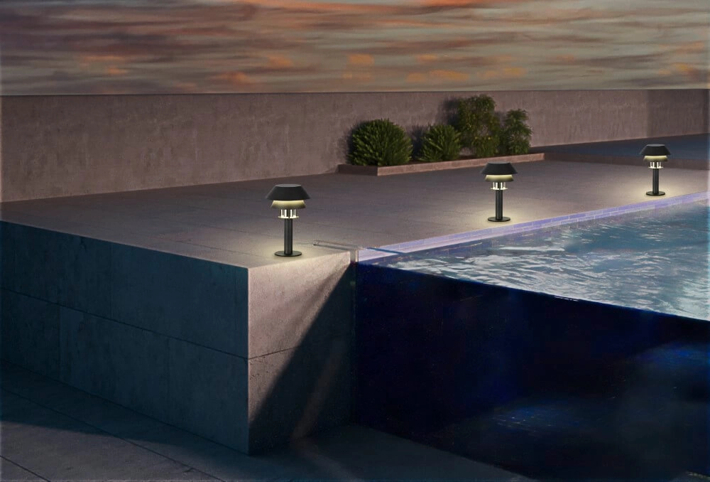 Lampe sur pied noire Chiappera Eglo 9008606261819