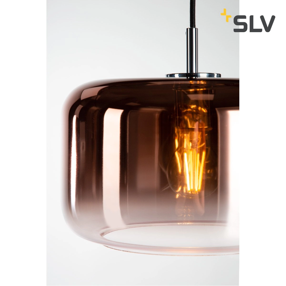 Lampe à suspension en cuivre rouge Pantilo 28 SLV 4024163231978