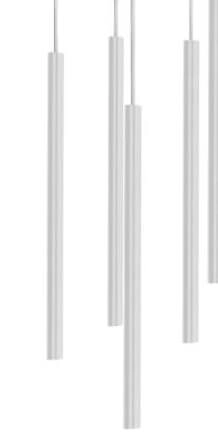 Lampe suspendue élégante Laser 10 lumières blanc Lyora 5903139892292