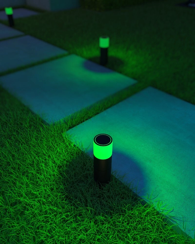 Lampe d'extérieur intelligente Link Post 45 cm - noir Circle 8712879149545