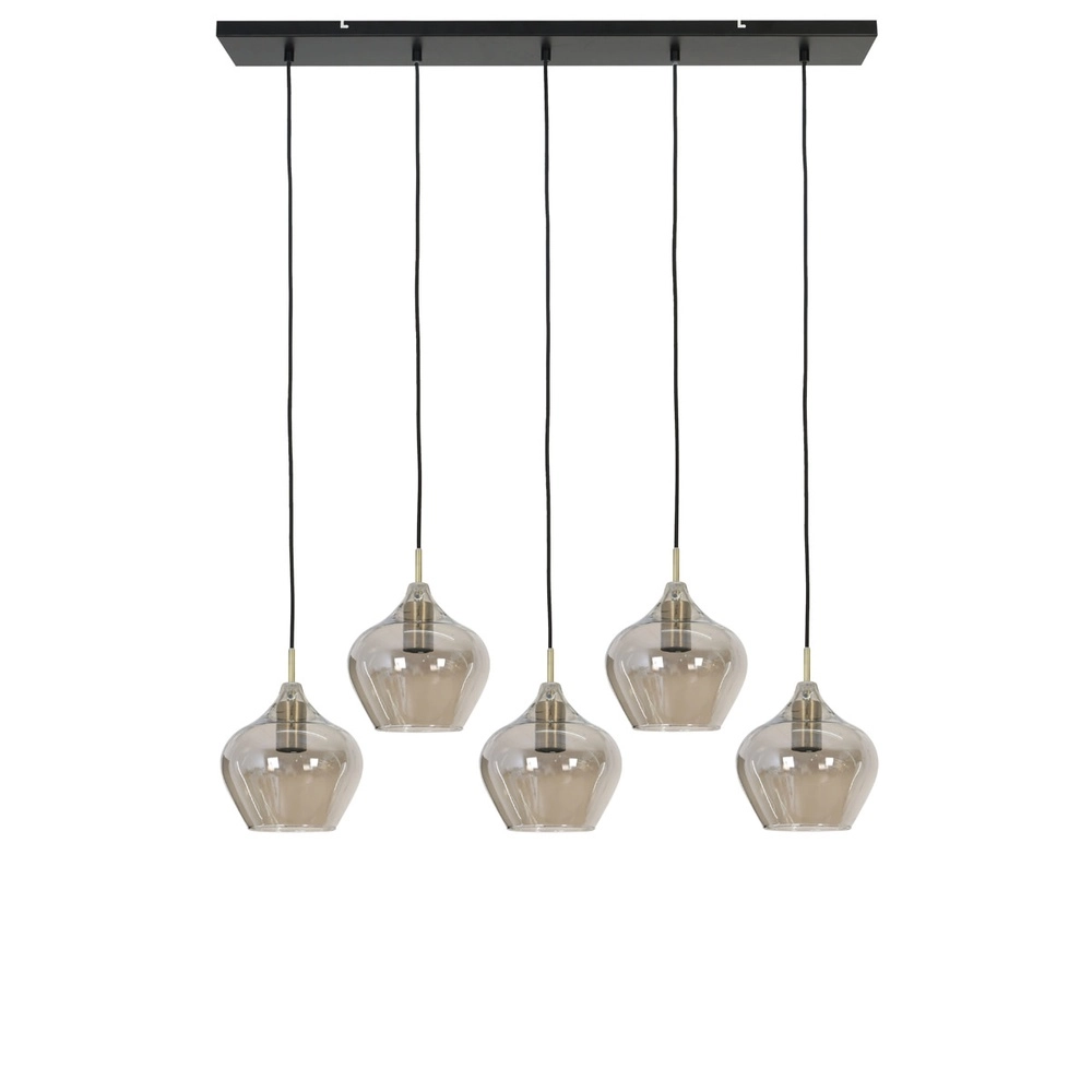 Lampe suspendue Rakel 5 lumières Light & Living 8717807303242
