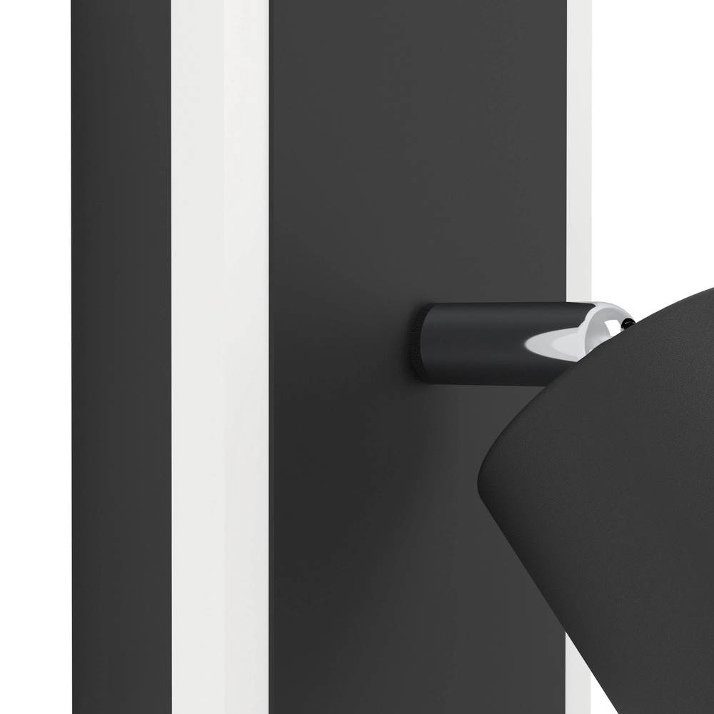Spot mural en LED Rimbocchi 1 Noir - Orientable Eglo 9008606316540