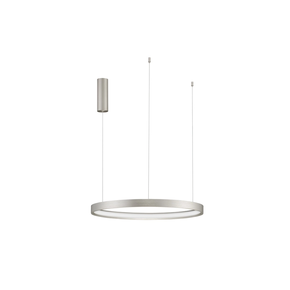 Suspension ronde Perrine gris argenté Ø 60cm Lyora 5212017438430