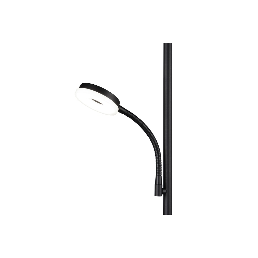 Lampadaire Specter noir avec lampe de lecture Trio 4017807612288