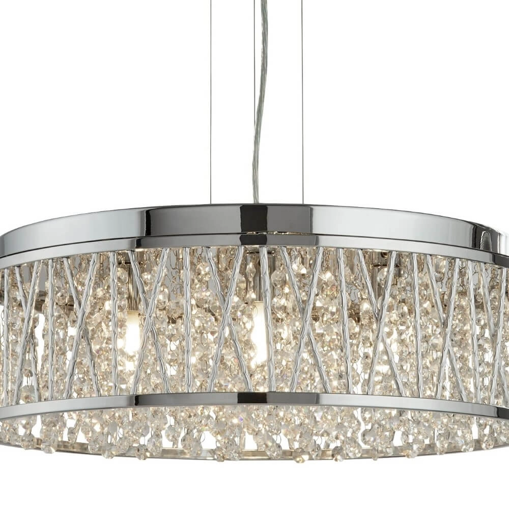 Lampe à suspension design Elise Ø48cm Searchlight 5053423101200