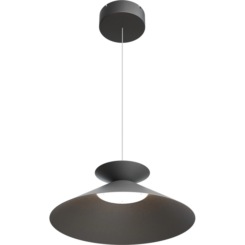 Lampe suspendue Ceppo noir Ø 45cm avec lumière montante