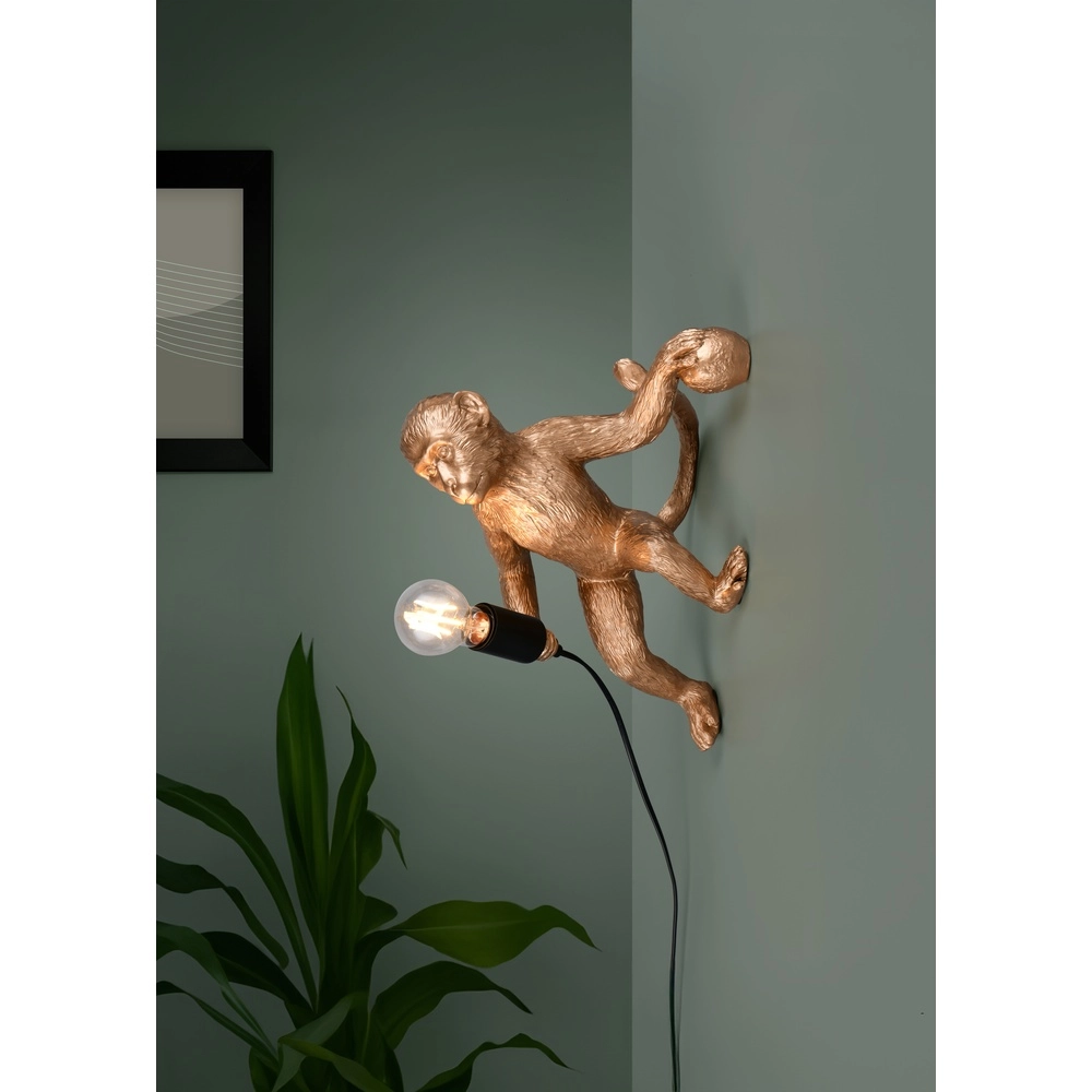 Applique murale Louy Singe Or Trio 4017807667967