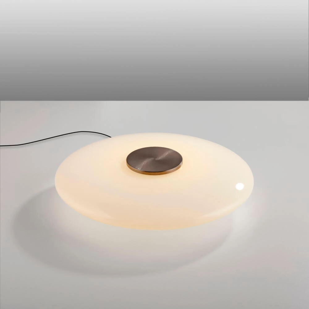 Lampe de table design Pure Vitrum brun Paul Neuhaus 4012248382691