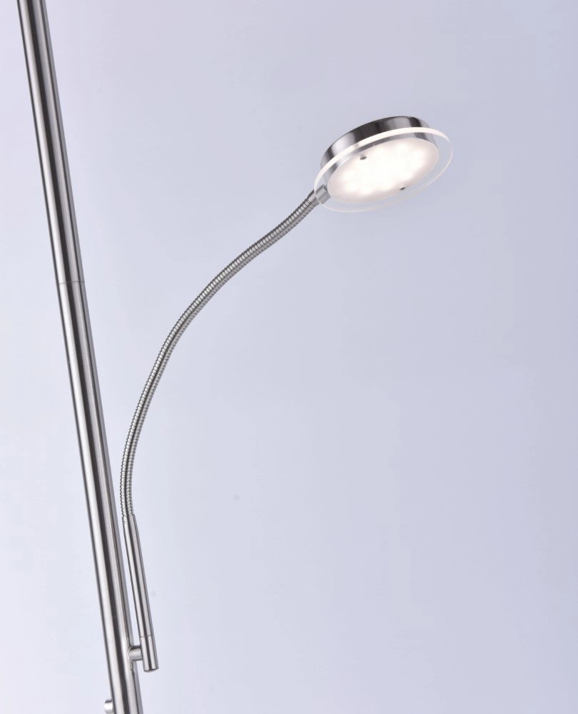 Lampe de lecture design Hans Round gris Just Light 4043689946852