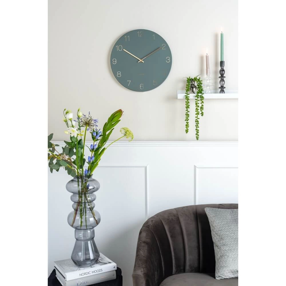 Horloge murale Charm vert - Ø 40cm Karlsson 8714302692024