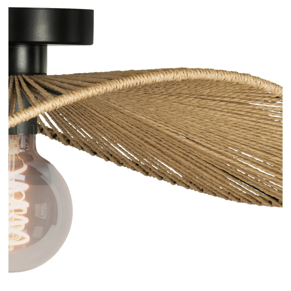 Lampe de plafond en rotin Siruela Chambre - 56cm Eglo 9002759319618