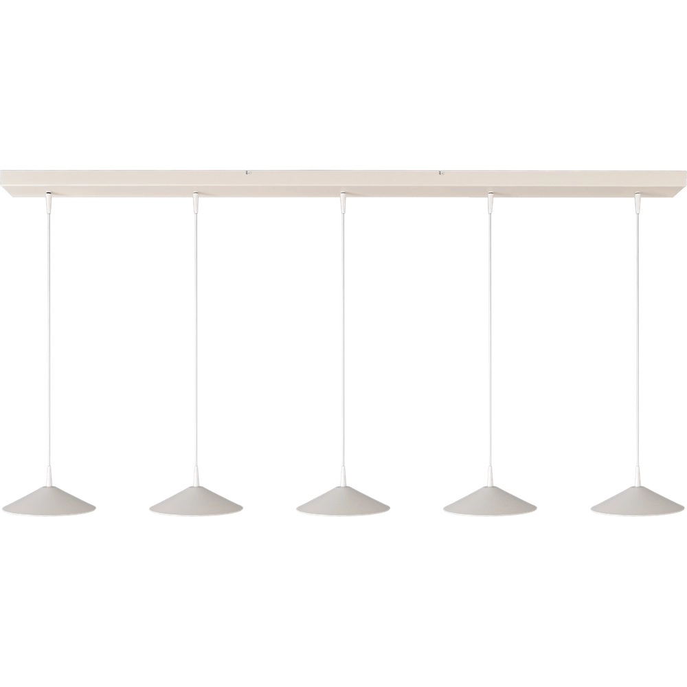 Lampe suspendue à 5 lumières Ceppo blanc Ø 22cm
