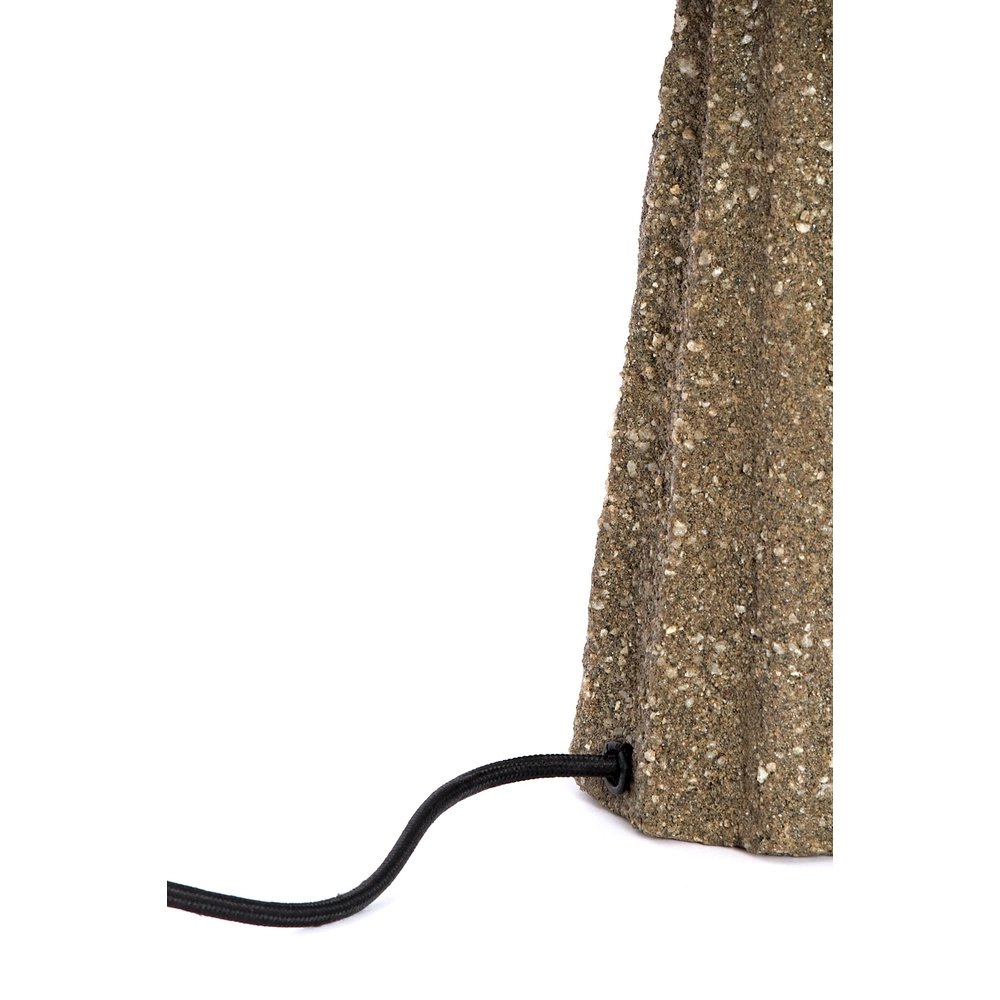 Lampe de table brute Christio Ø 36cm - gris foncé Light & Living 8717807795177