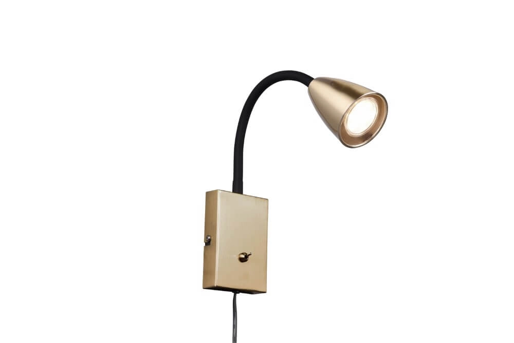 Lampe de lecture flexible Wanda Laiton Trio 4017807526547