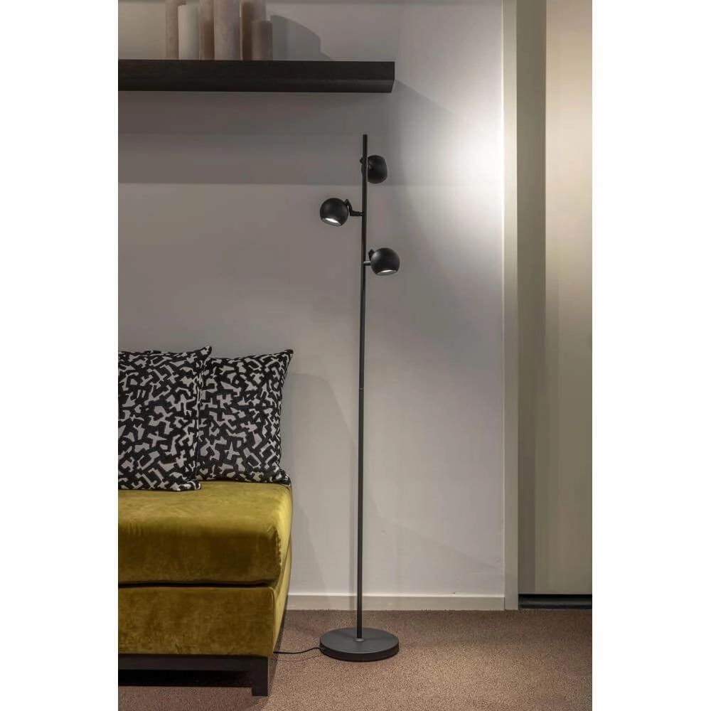 Lampadaire design Bolero noir 3 lumières Artdelight 8720701100800
