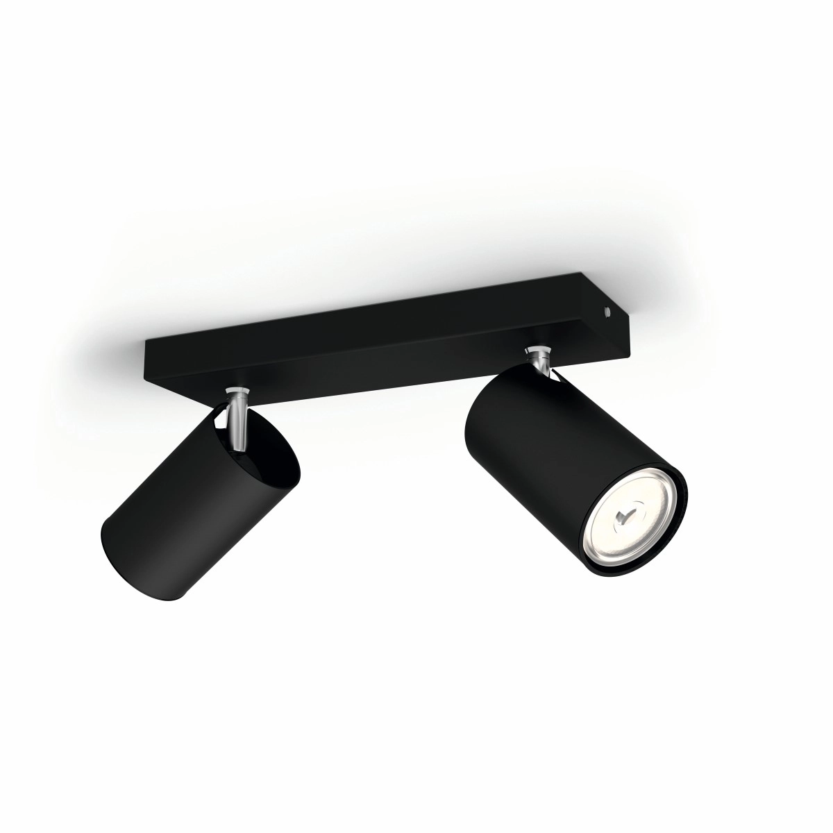 Lampe Kosipo 2 lumières noir Philips 8718696164907