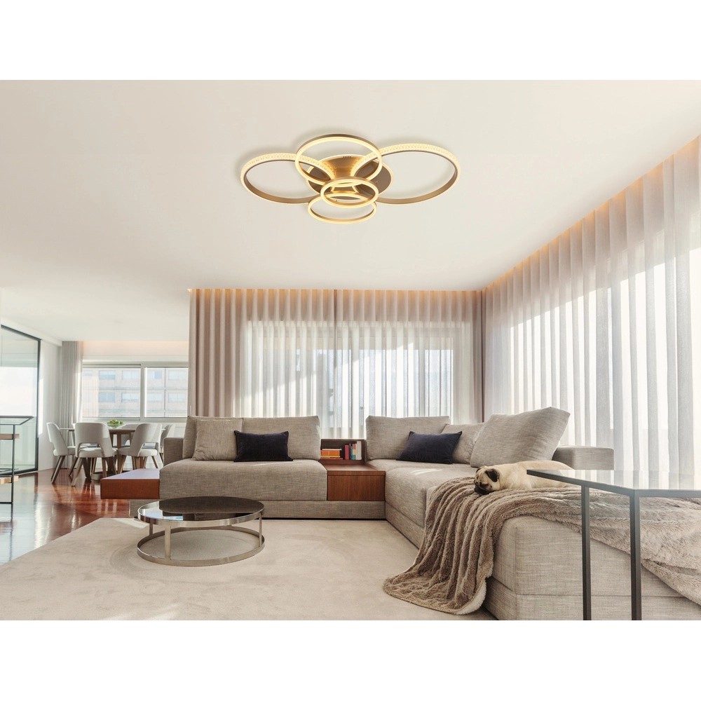 Lampe de plafond Lorelei Champagne Globo 9007371487165