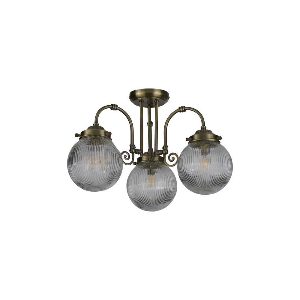 Applique murale classique Belvue Laiton antique Searchlight 5053423299242