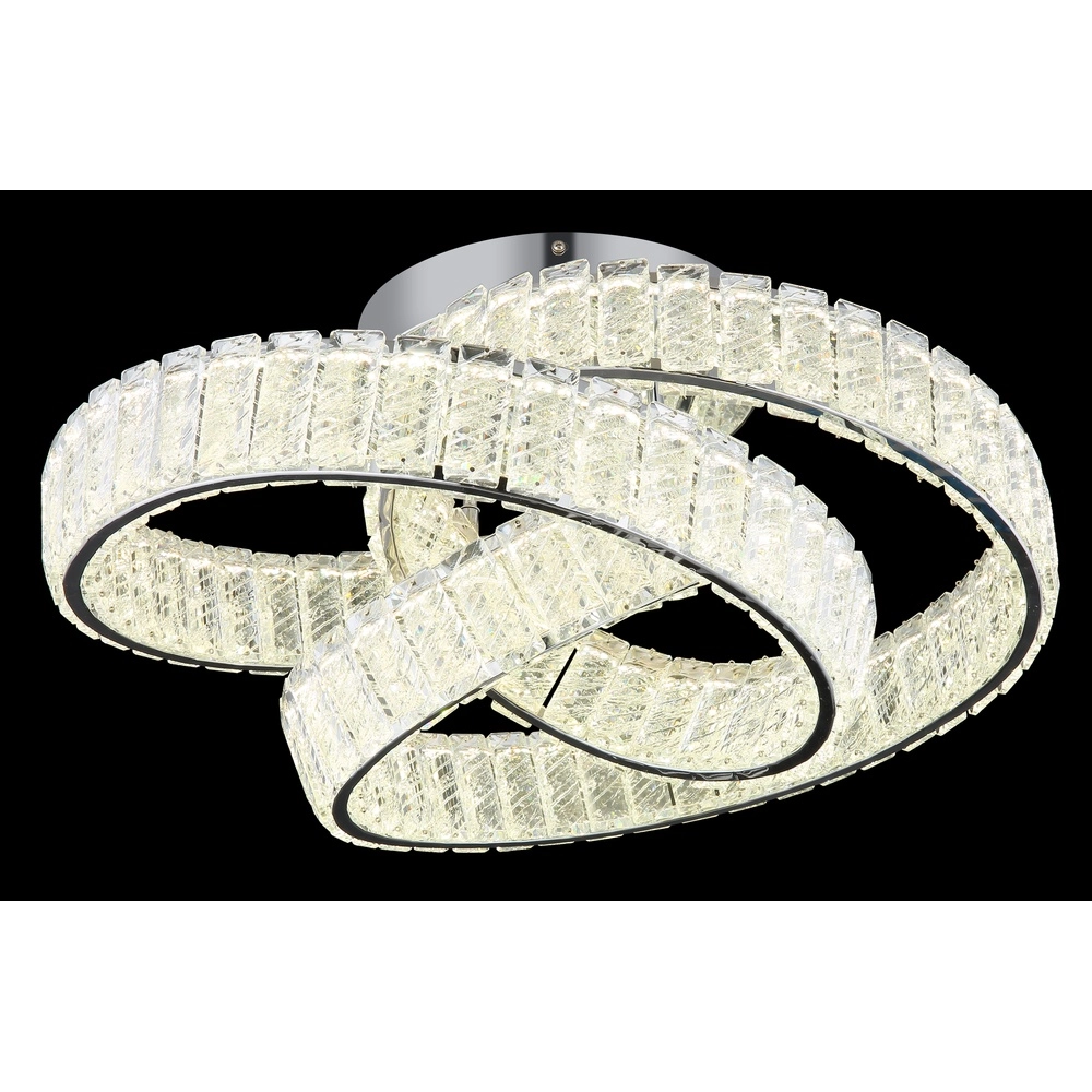 Enroulement de lampe de plafond Mucky Chrome Globo 9007371531530