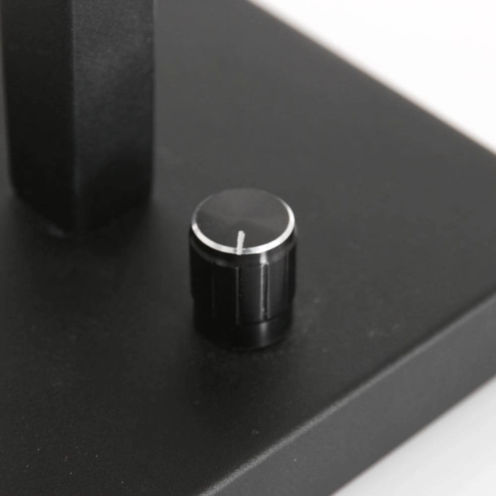 Applique murale Stang avec variateur noir et capuchon en bambou Steinhauer 8712746172089