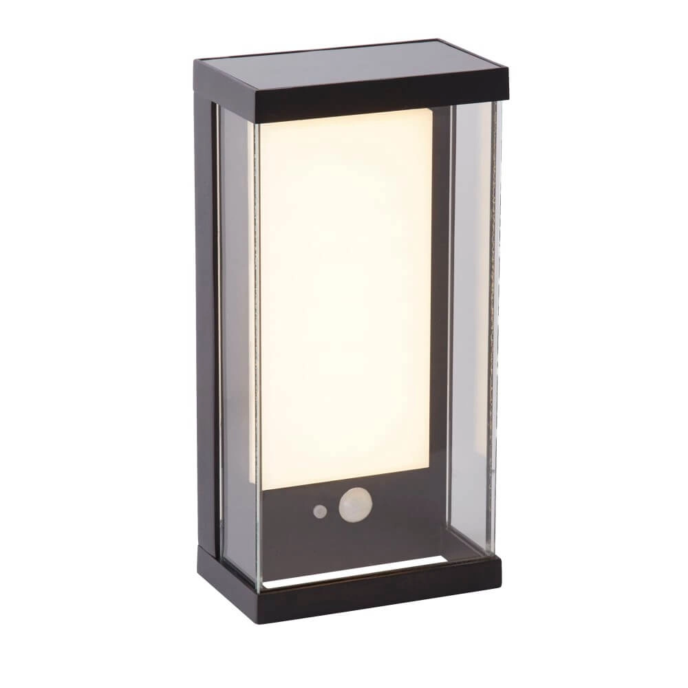 Applique rectangulaire Solar noir Searchlight 5053423241562