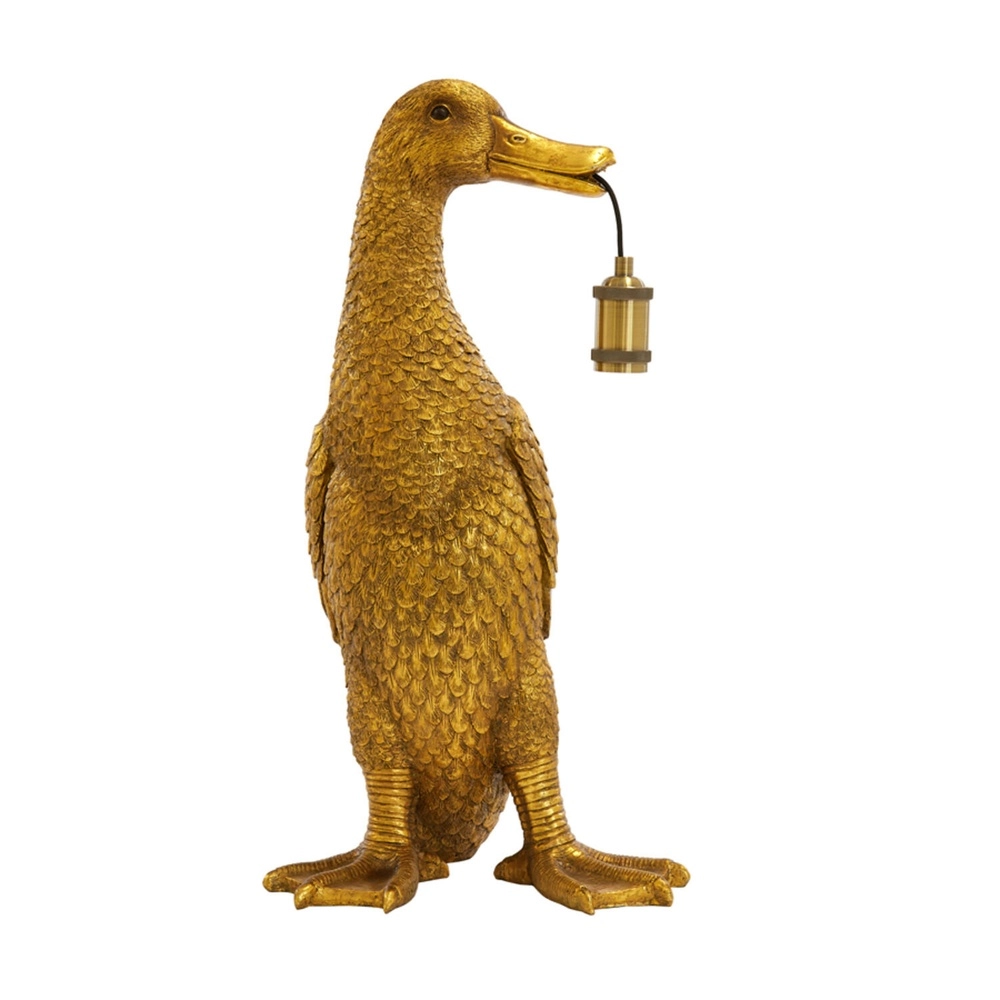 Lampe de table Duck Bronze canard 65 cm