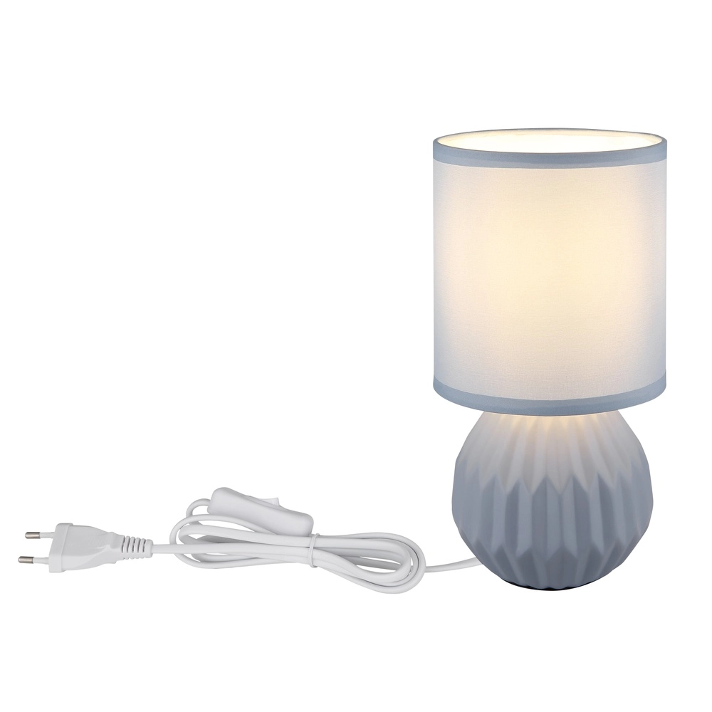 Lampe de table de conception Sylas bleu Globo 9007371481507
