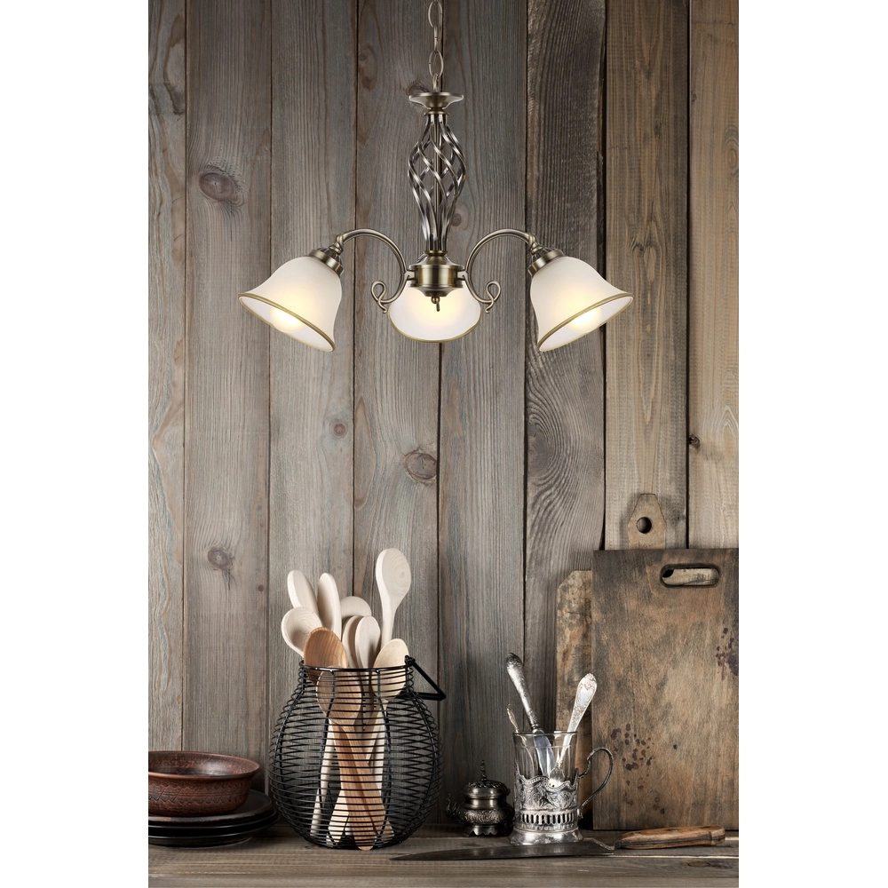 Lampe pendante classique Odin 3-lumière Globo 9007371306695