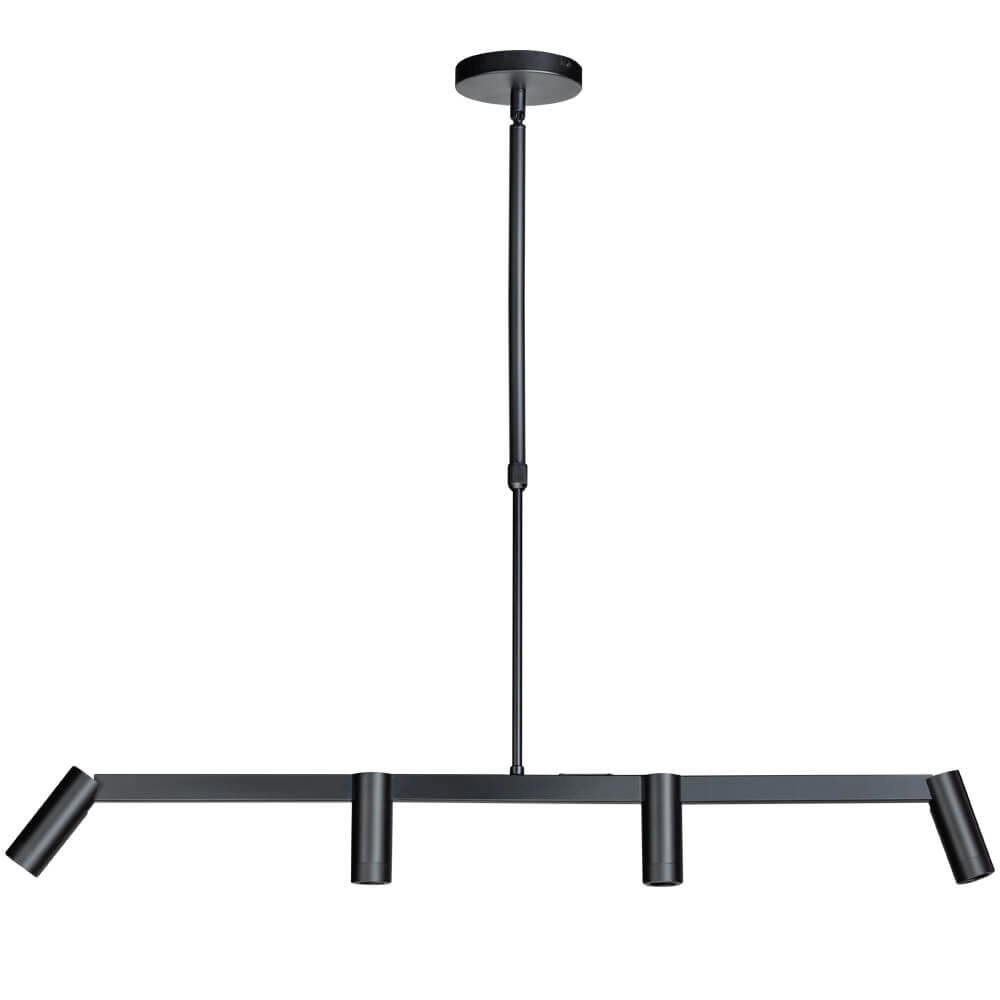 Lampe de table à manger élégante Miller 4 lumières noir Lampe de table à manger élégante Miller 4 lumières noir