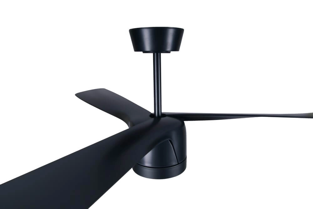 Ventilateur de plafond noir avec lampe Peregrine Ø142cm Beacon 9333509165316