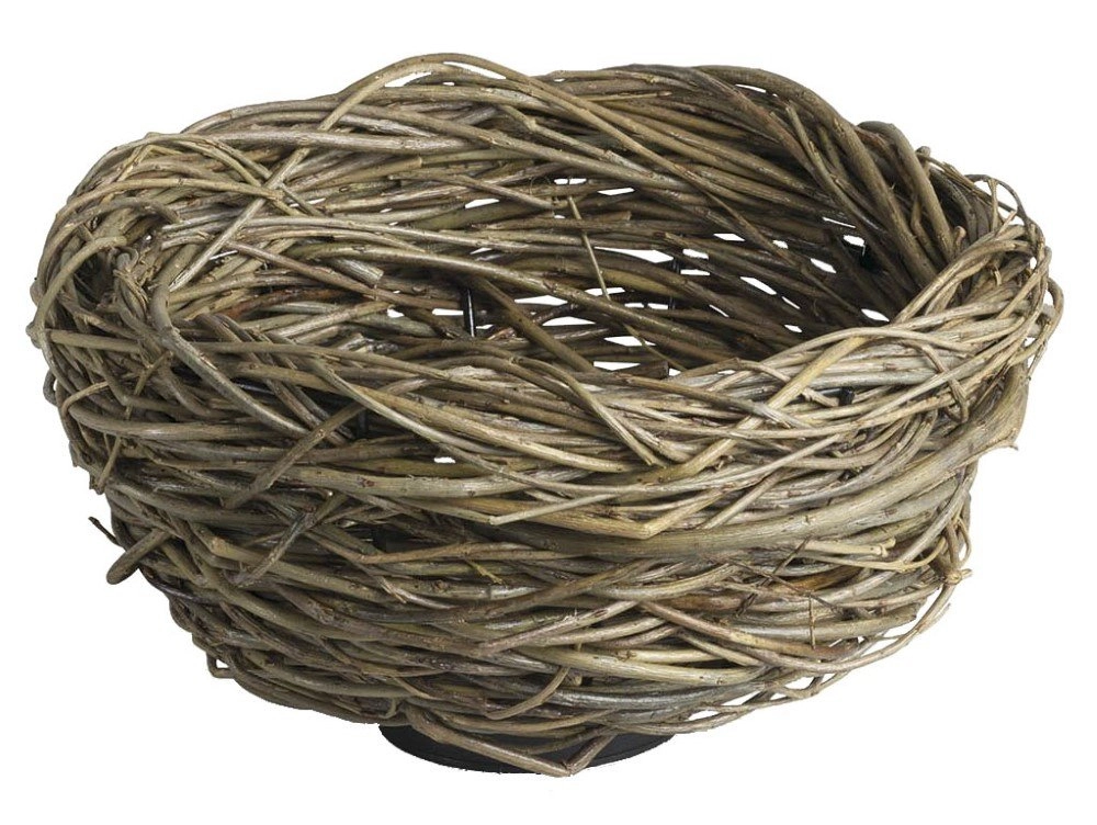 Spot au sol Nest avec du bois de saule