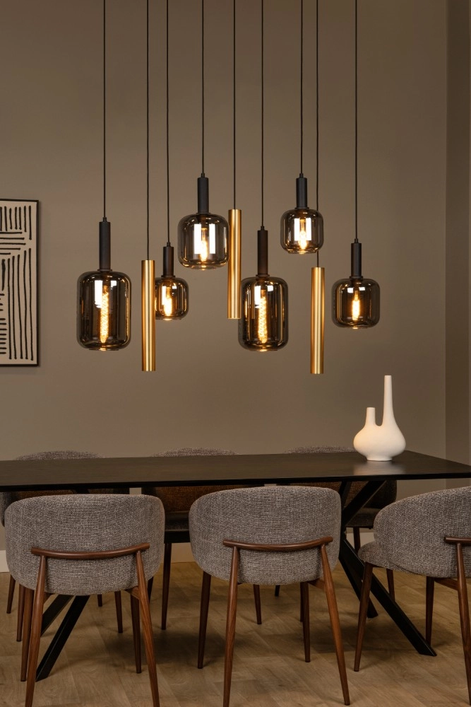 Lampe suspendue Joanet Or 6 lumières Lucide 5411212452931