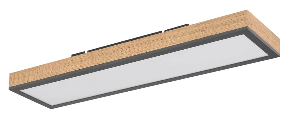 Plafonnier LED en bois Doro 60x15cm Globo 9007371417780