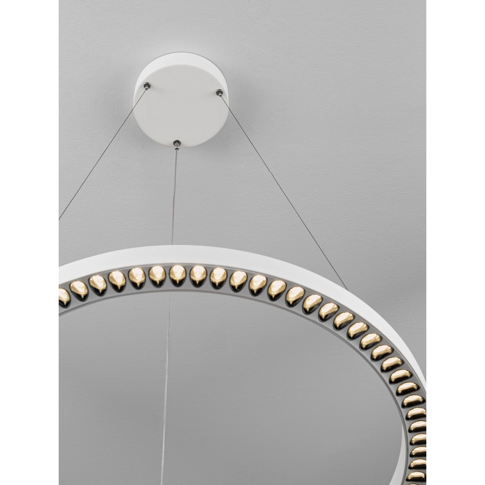 Suspension ronde Deos blanc Lyora 5212017463739