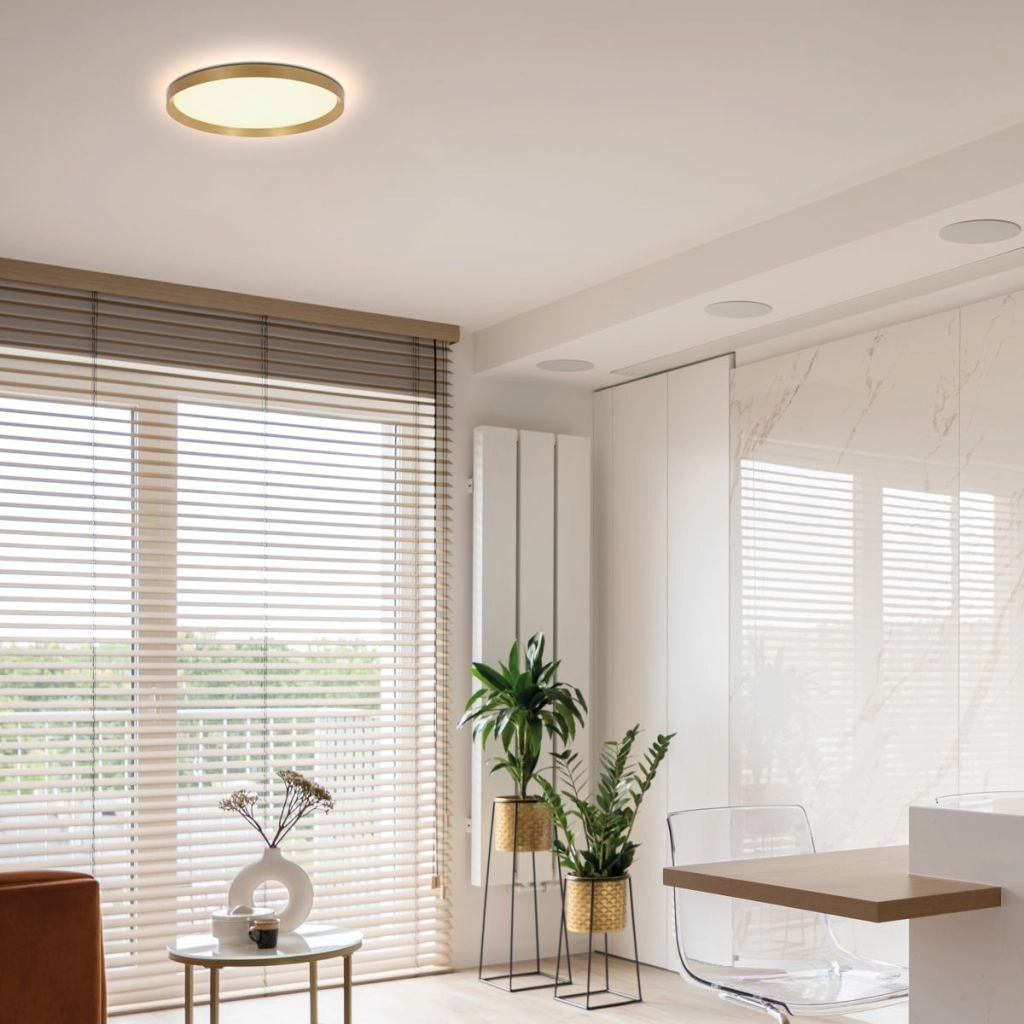 Éclairage de plafond moderne Flady or Ø30cm Steinhauer 8712746180985