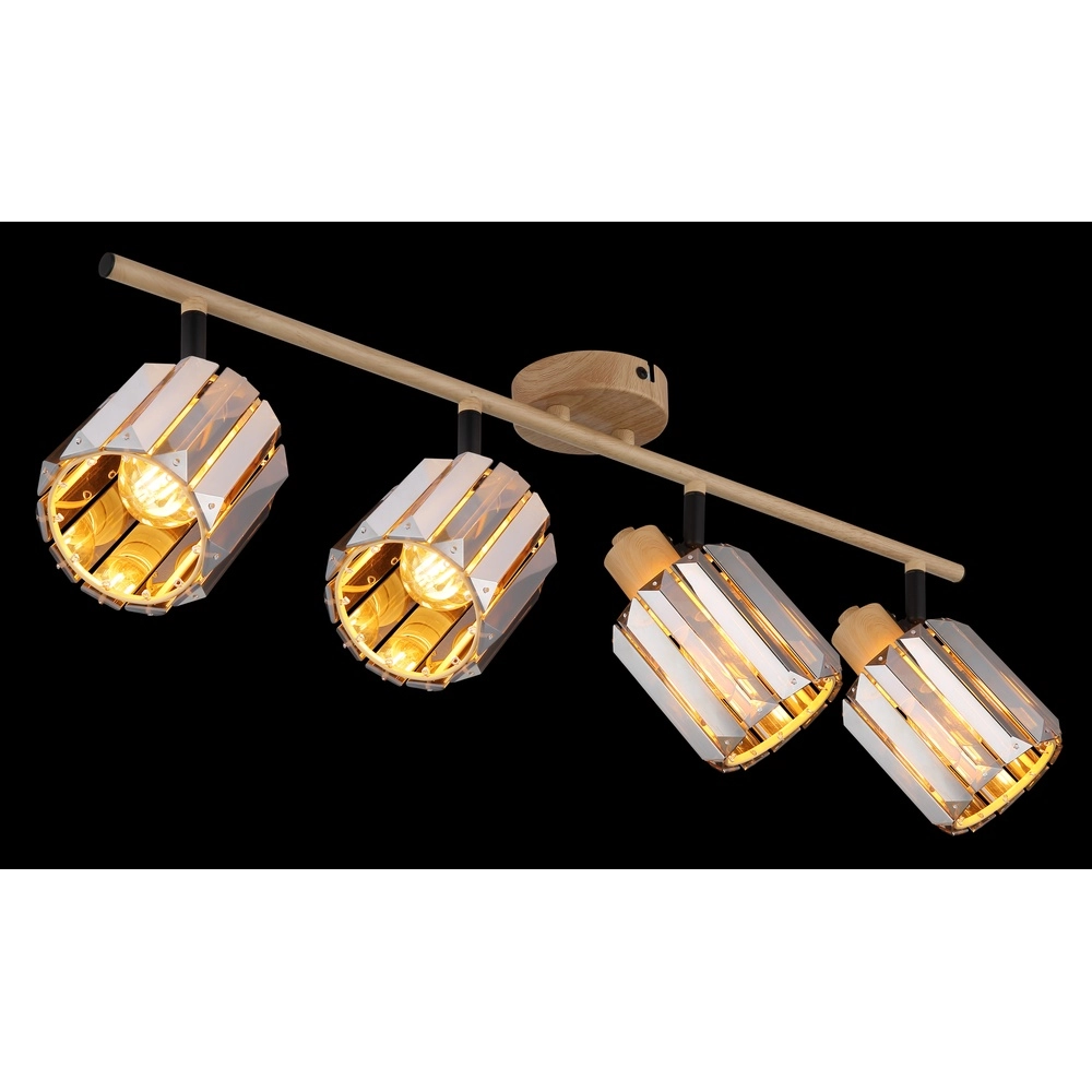 Lampe de plafond Run 4 lumières Globo 9007371507986