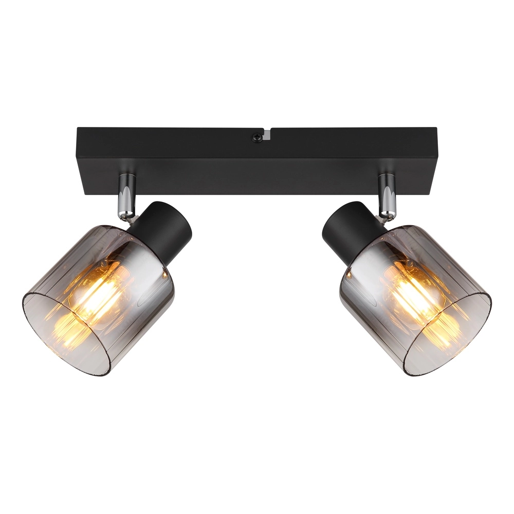 Lampe de plafond Jack 2-noir clair Globo 9007371516834