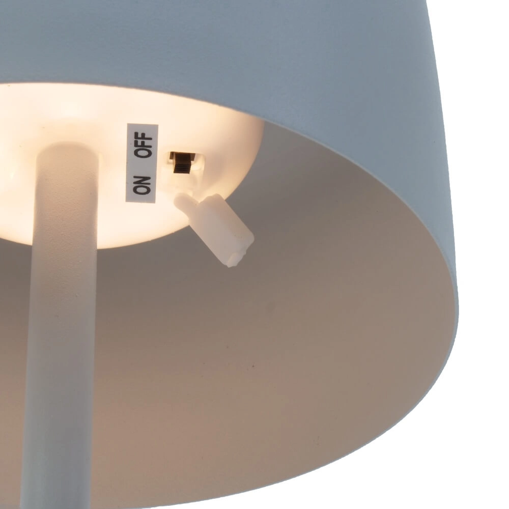 Lampe de patio élégante Roccanova Solaire Blanc avec USB Eglo 9008606355082